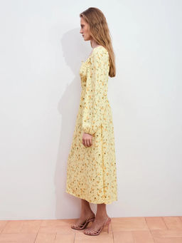 Платье миди с цветочным принтом / Zarina  фото 5