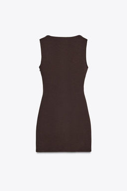 DRAPED SHORT DRESS - Zara фото 7
