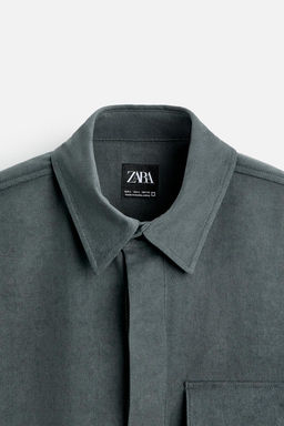 SOFT OVERSHIRT - Zara фото 9