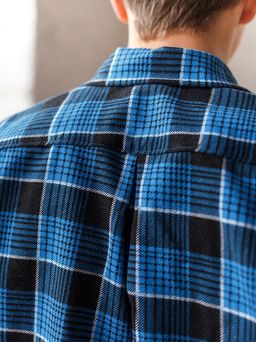 Мужская сорочка рубашка из фланели м36бт - Лето-текс фото 5