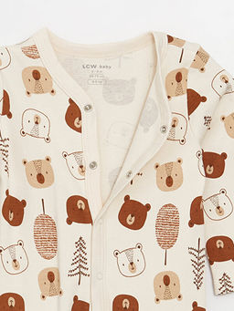 Bisiklet Yaka Uzun Kollu Erkek Bebek Tulum - Waikiki фото 2