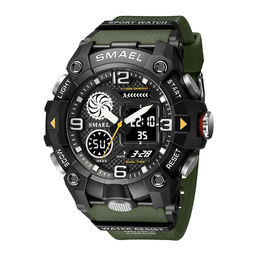 Часы наручные Smael электронные SM8055army-green