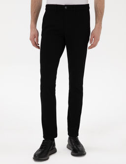 Siyah Slim Fit Kanvas Pantolon - Pierre cardin фото 2