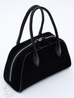 Сумка женская кожаная 88018NN black  Natale Navetta в Новосибирске