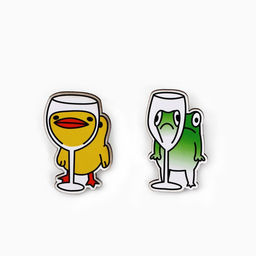 Цена за 20 шт. Значки деревянные Самые милые значки в шоубоксе, 20 шт.