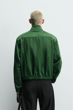 CAZADORA T?CNICA CROPPED FIT / Verde - Zara фото 3