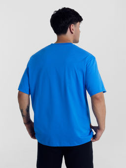 Футболка мужская ярко-голубая с печатью я.голубой +печать 111858 - Mark formelle фото 4