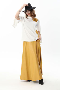 Костюм NIKVA н952-4 молоко и горчица  фото 6