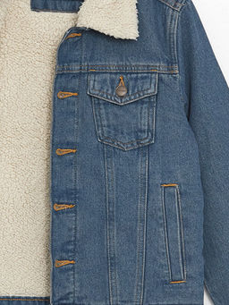 Erkek ?ocuk Jean Ceket - Waikiki фото 3