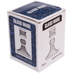 Цена за 4 шт. Подсвечник "Элисон" 8*10,5 см, Сапфир