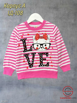 Кофта для девочки с рисунком