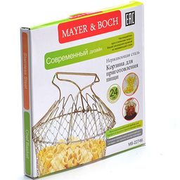 22746 Фритюрница+пароварка+дуршлаг 3в1 МВ (х24) - Mayer&boch фото 3