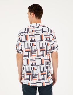 Lacivert Comfort Fit K_sa Kollu G_mlek