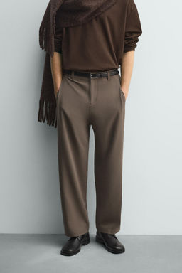 PLEATED RELAXED FIT TROUSERS - Zara фото 2