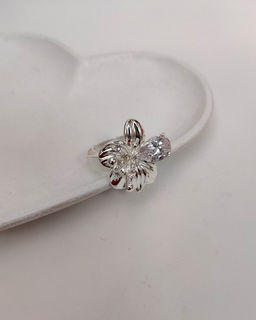 Кольцо с белым серебрением - Vel vett фото 5