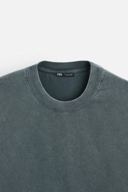 WASHED RELAXED FIT SWEATSHIRT - Zara фото 8