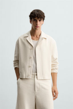 TEXTURED OVERSHIRT - Zara фото 9