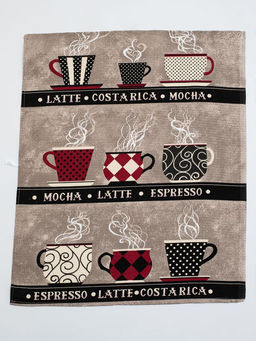 Комплект вафельных полотенец 48*60 см, 3 штуки (Мокко, черный) - Ивановотекстиль фото 9