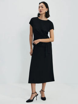 Юбка-трапеция с люрексом / Zarina