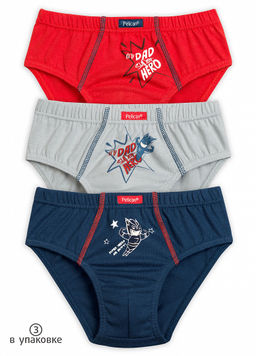 BULB3086(3шт. в упаковке) трусы для мальчиков