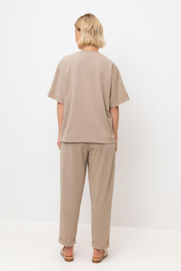 ЕВТ 4132/темно-бежевый брюки жен