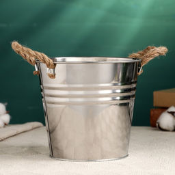 Кашпо «Ведёрко Элла», 15×11.5×14 см