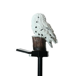 Садовый светильник Полярная сова, уличный, на солнечной батарее, 45 см, 1 LED, свечение тёплое белое - Luazon lighting фото 4