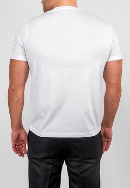 Джемпер мужской короткий рукав GREG TS521-M (белый)