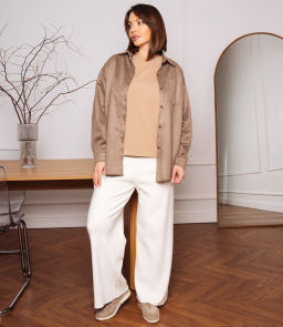 Рубашка #КТ1320, капучино