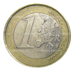 Монета 1 евро 2003 года Испания