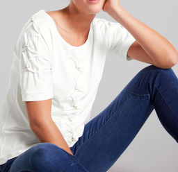 Блузка, белая - Heine фото 5