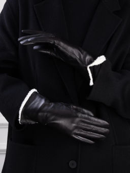 Перчатки женские 100% ш IS352 black - Eleganzza фото 4