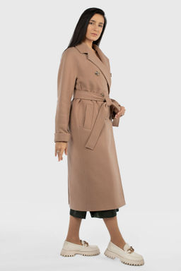 Пальто женское демисезонное (пояс) - El podio фото 7