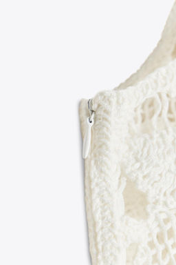 FLORAL CROCHET DRESS - Zara фото 9