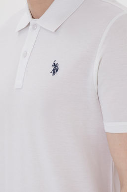 Erkek Regular Fit Polo Yaka Beyaz Basic Ti__rt Sepette S_rpriz _ndirim - U.s. polo assn фото 14
