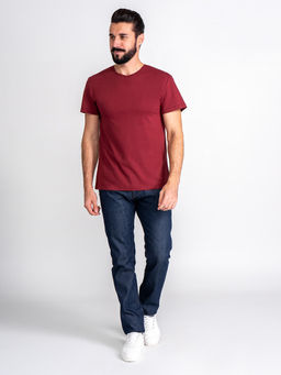 Футболка мужская короткий рукав GREG G146-RD-1061_R (бордовый)  фото 4