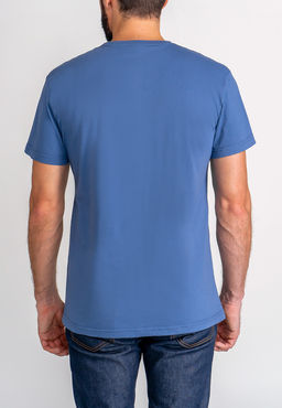 Футболка мужская короткий рукав GREG G145-RD-6035_R (джинс)  фото 2