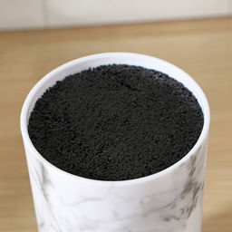 Подставка для ножей с наполнителем Доляна «Мрамор», 22×11 см, цвет белый