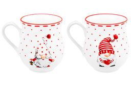 Набор 2 кружек 350 мл 11,5*9*9,5 см Весёлые гномики бочонок - Elan gallery фото 16