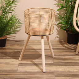 Набор плетёных кашпо, 3 шт, высота 44х44х56 см