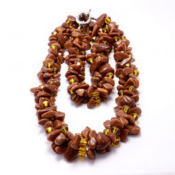 Бусы из камня Коричневый авантюрин - удача, выигрыш, легкие деньги, изобилие