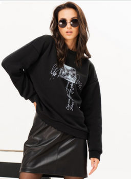 Свитшот с начёсом и шёлкографией - Sahar art lab фото 10