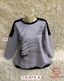 Кофта из хлопка и спандекса