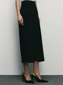 Юбки миди из фактурной ткани / Zarina  фото 3