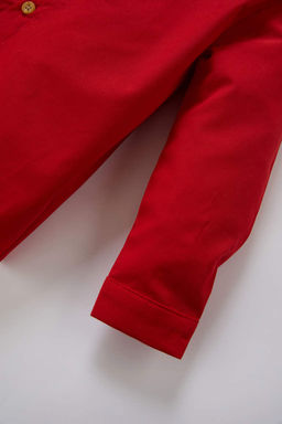 Комплект из 2 красных галстуков-бабочек с длинными рукавами для маленьких мальчиков - Defacto фото 3