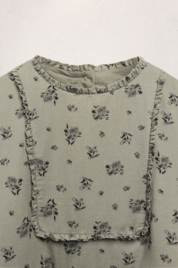 6-10 A?OS/ VESTIDO FLORES VOLANTITOS LIMITED EDITION  / Estampado