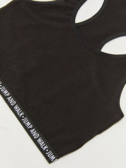 Bask?l? Pamuklu K?z ?ocuk B?stiyer 2li - Waikiki фото 3