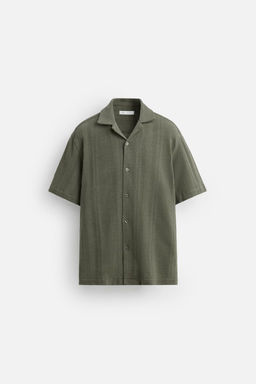 TEXTURED JACQUARD SHIRT - Zara фото 7