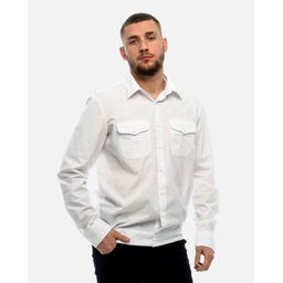 Мужская рубашка Imperator Army White  фото 4