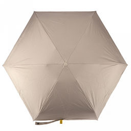 Зонт-мини механический Палитра UPF50+ ткань эпонж (полиэстер) + черное УФ-покрытие, 6 лучей, д/купола 90см, 5 сложений, 18см в сложенном виде, механизм против ветра, ручка с покрытием soft-touch, цвет бежевый, 218гр (Китай) - Домашняя Мода фото 4